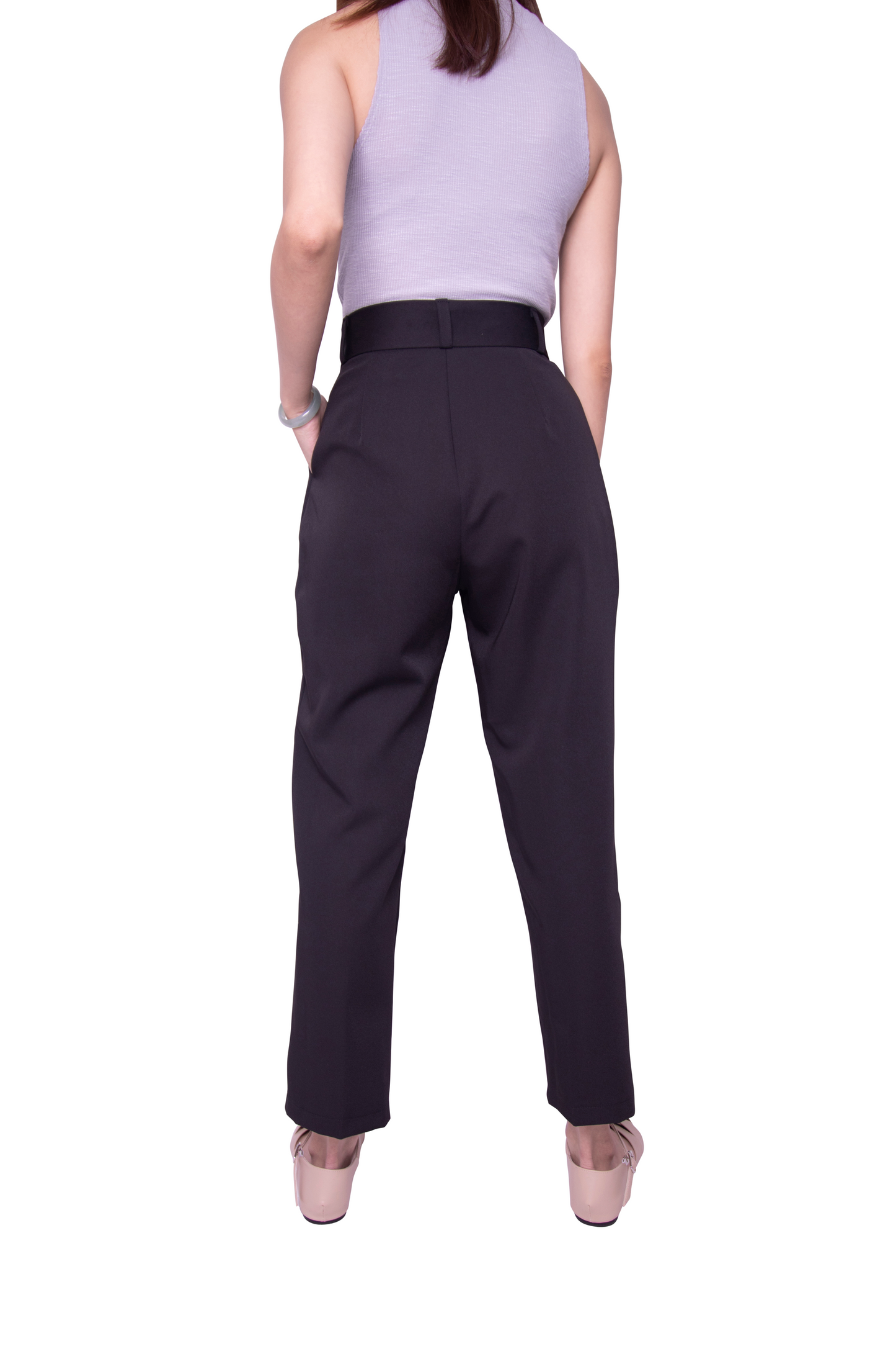 Lisette Straight Leg Pants in Black