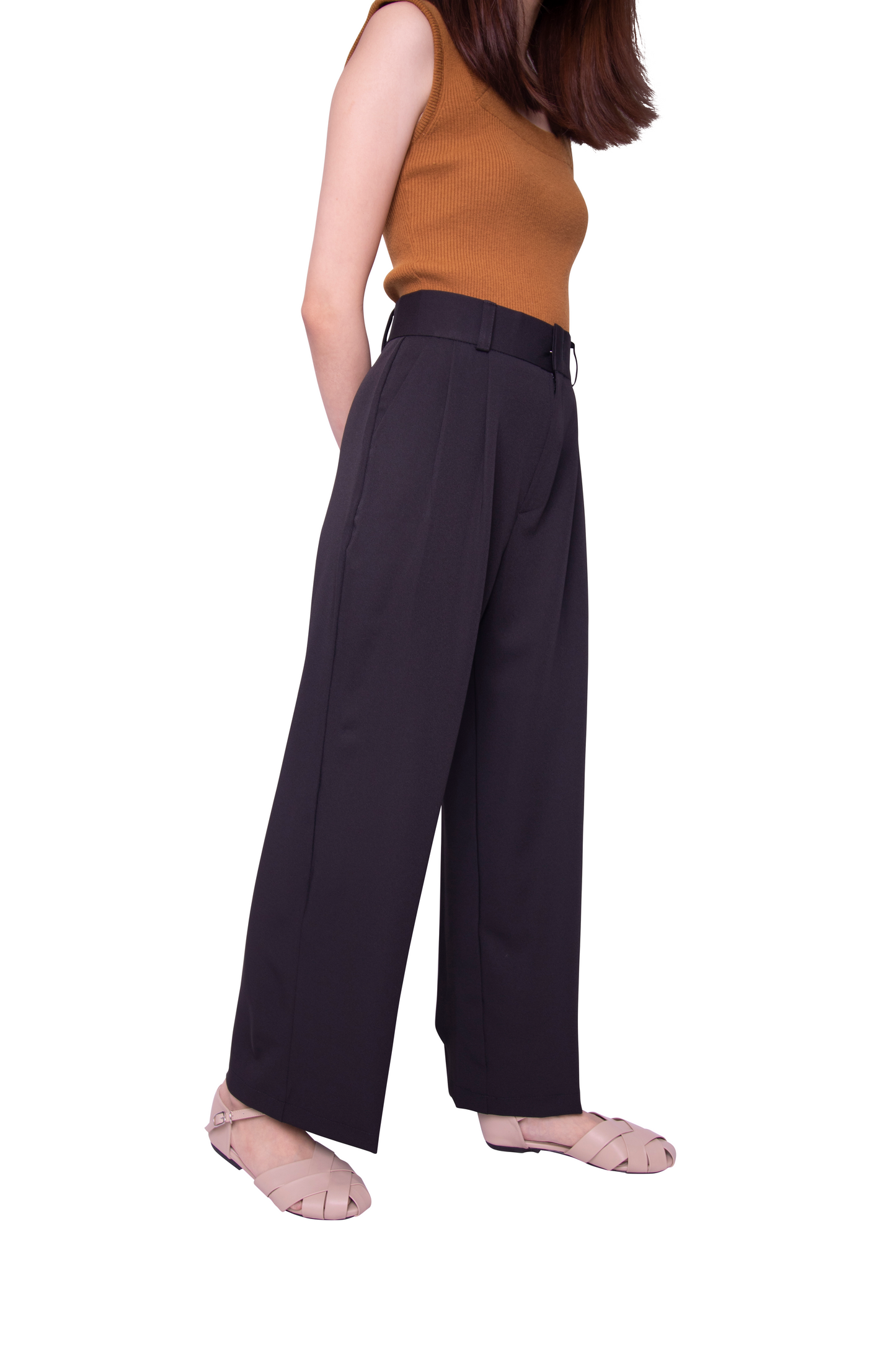 Haydee Wide Leg Pants in Black