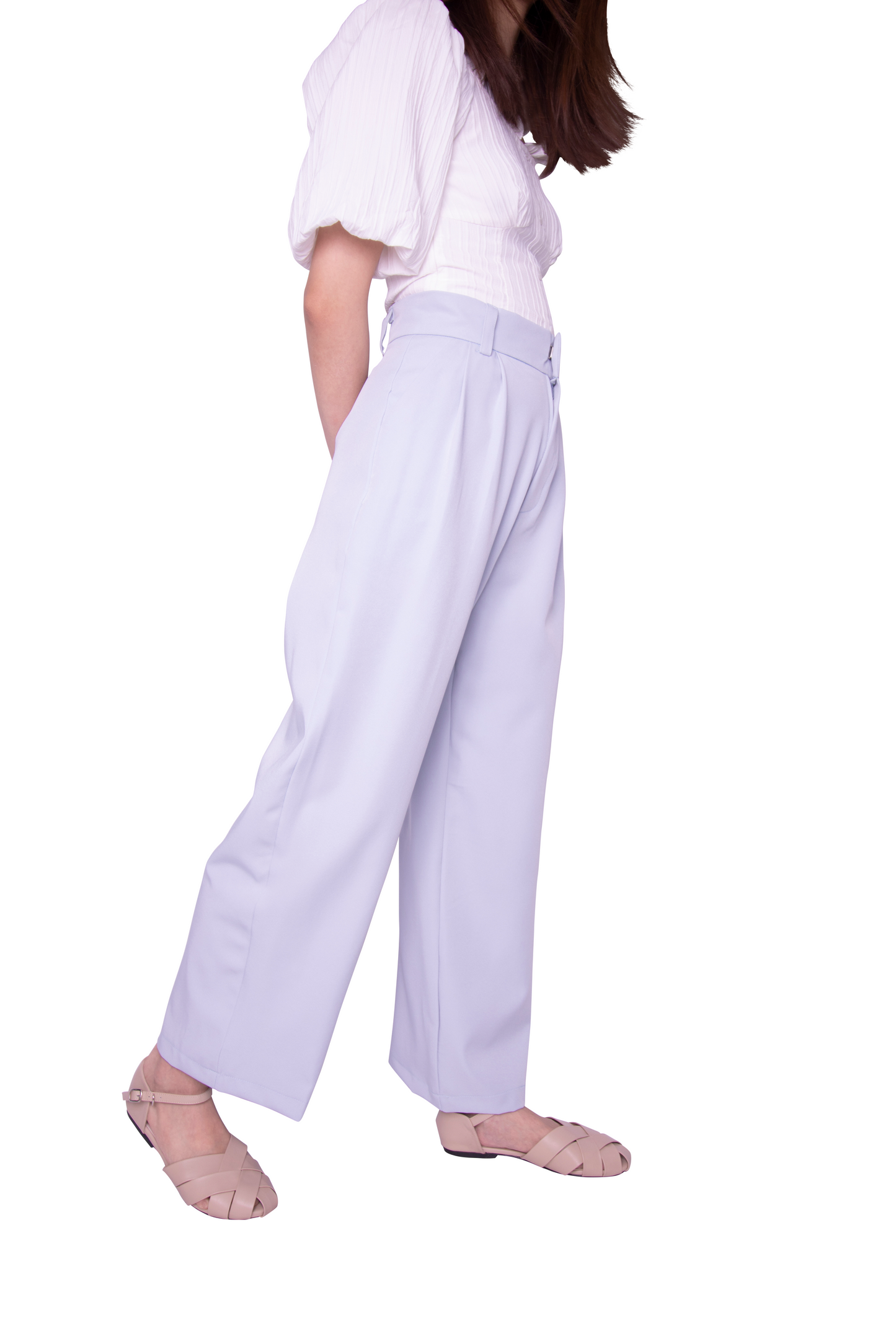 Haydee Wide Leg Pants in Blue